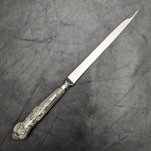 UK made sterling silver handle letter opener in case
